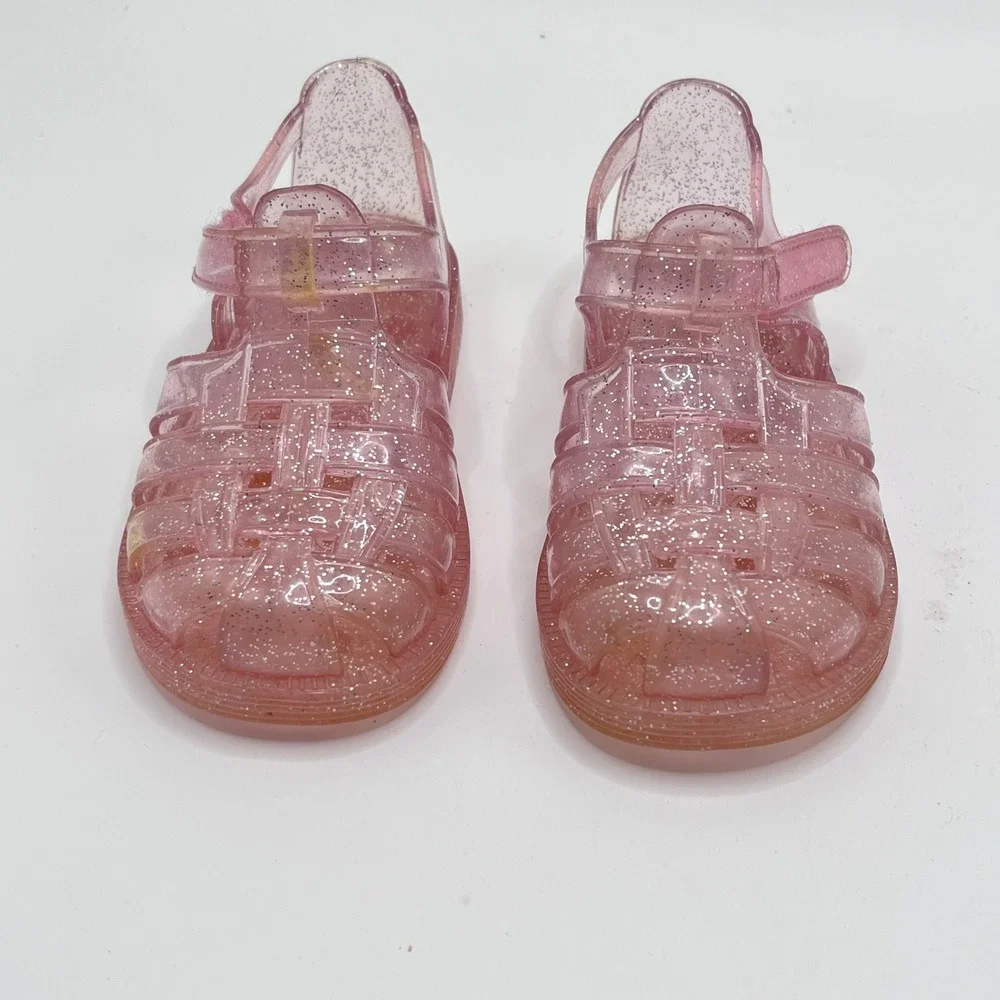 OshKosh Bgosh Baby Gap Glitter Jelly Sandals Bundle Toddler Girls Size 5 2 Pair
